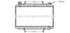 AVA QUALITY COOLING DNA2206 Radiator, engine cooling